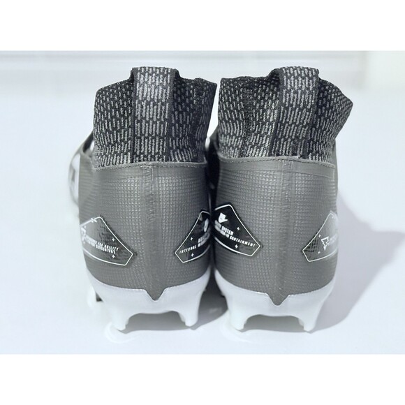 Size 12.5 WIDE Nike Alpha Menace Elite 3 P Black Mens Football Cleats DH1350-001 main image 7